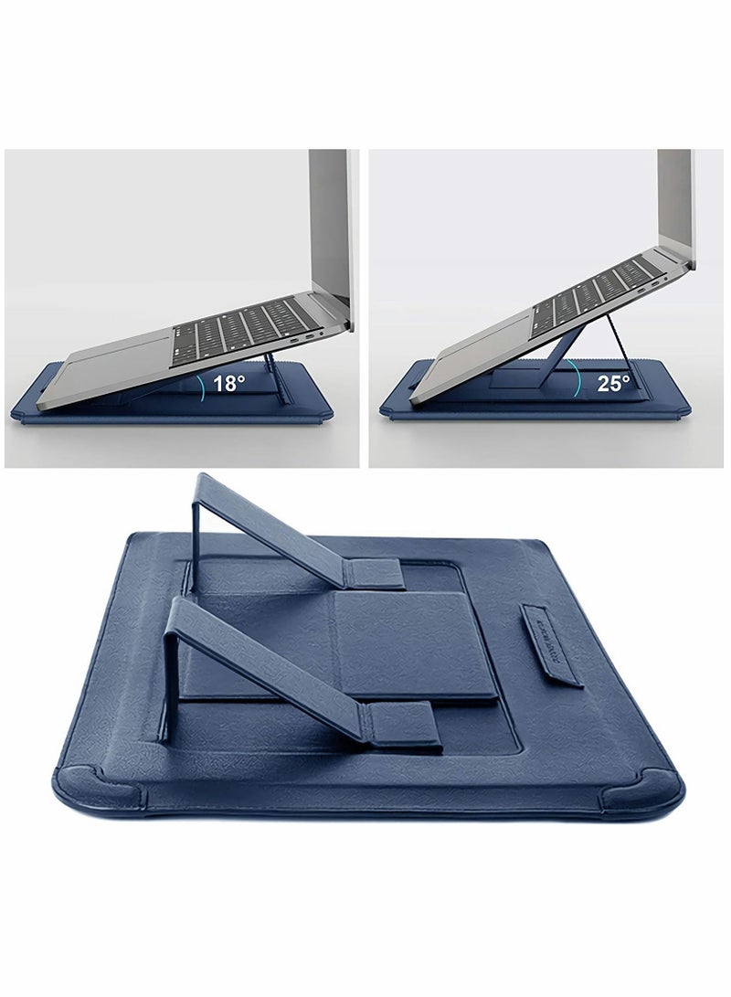 Y&D Laptop Sleeve Case Stand Adjustable, Computer Shock 15.6 inch Resistant Bag with Mouse Pad for MacBook Pro 16"/15" 15.6" Dell Lenovo HP Asus Acer Samsung Sony  - Image 2