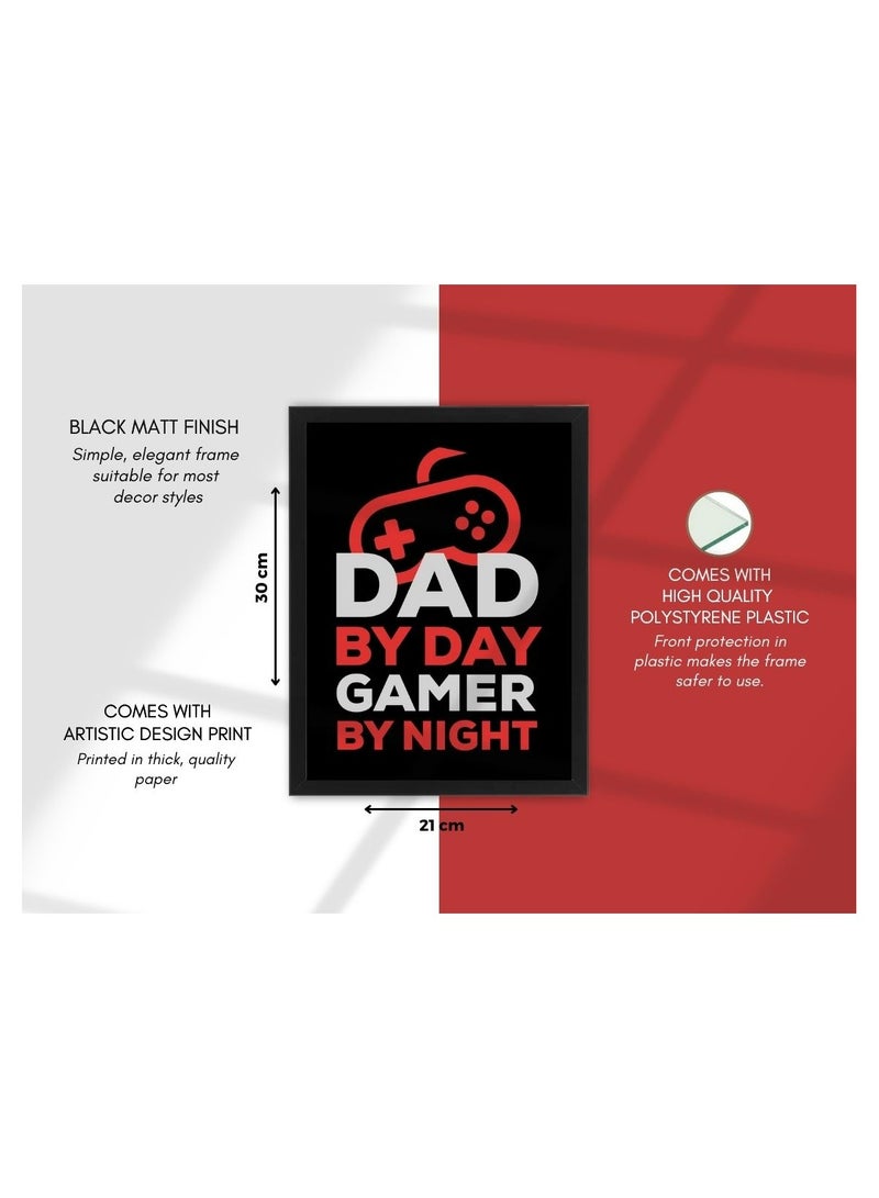 إم إي سي إطار ملصق حائط رقمي رقمي أبي بيوم لاعب بالليل 21X30 سم - Image 4
