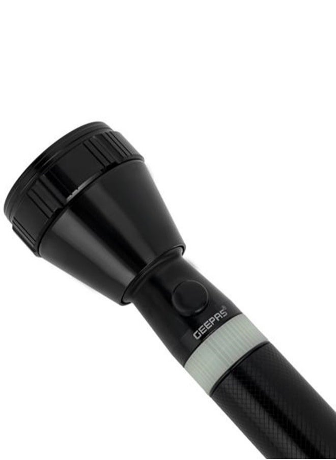 GEEPAS - Rechargeable LED Flashlight - Geepas GFL51031N Rechargeable Led Flashlight - Torch With 2000 Meters Range, Portable Design & 3 Hours Working |Perfect For Camping Bicycle Hiking Emergency, - Image 1