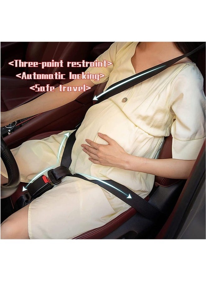 Bukela Pregnancy Adjustable Seat Belt, Maternity Seat Belt, Prevents abdominal Pressure and Protects the Abdomen, Essential for Pregnancy (Black) - Image 4