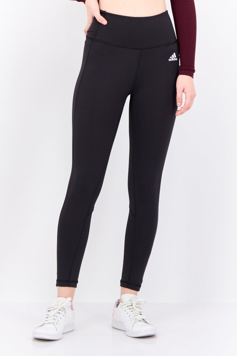 Adidas  leggings رياضية نسائية مناسبة للتدريب، سوداء - Image 1