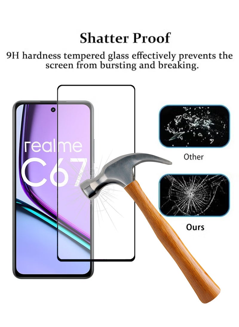 إكس ليفيل 2 حزمة Realme C67 4G تغطية كاملة حامي الشاشة - Image 2
