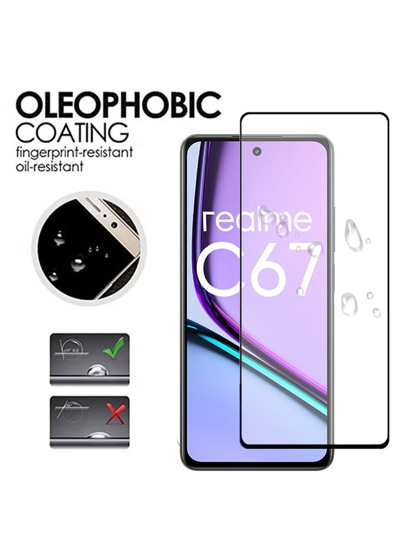 إكس ليفيل 2 حزمة Realme C67 4G تغطية كاملة حامي الشاشة - Image 5