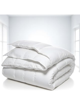Elegence Bedding Comforter Duvet Insert White Downproof Cotton All Seasonal Quilted Comforter Stitched Quilting Duvet with White Gold Cord (220x240cm) - pzsku/Z6CDCAB7BD30B2923ECABZ/45/1746509496/da2b0c4e-60ff-4fdf-ab5f-83a3159aaec3