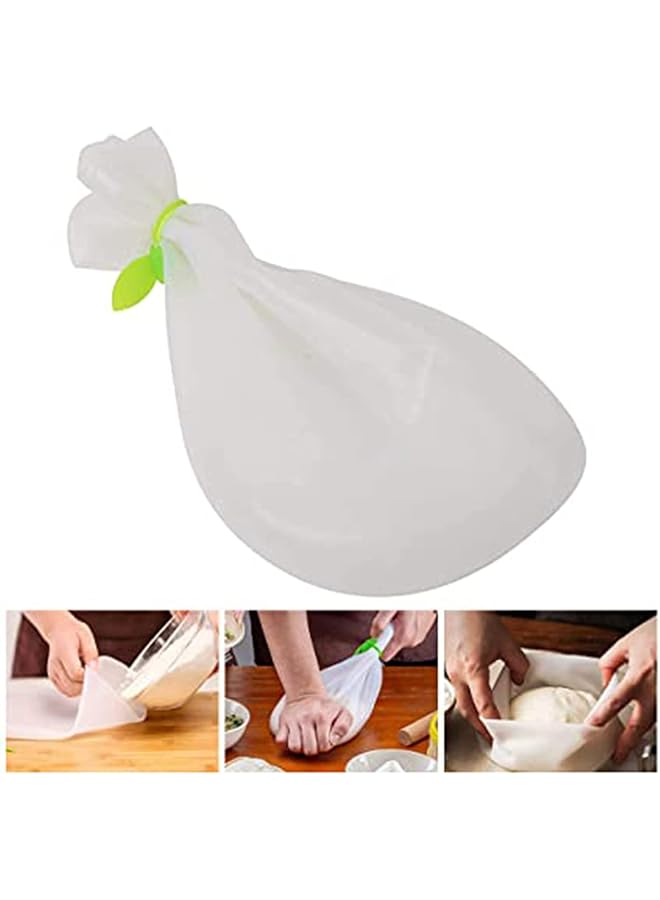 S-TOP Silicone Kneading Dough Bag for Kitchen Tool, Versatile Dough Mixer for Bread, Pastry, Pizza & Tortilla, Premium Silicone Bakeware, Multifunctional Food Storage Container Cooking Tool - Image 1