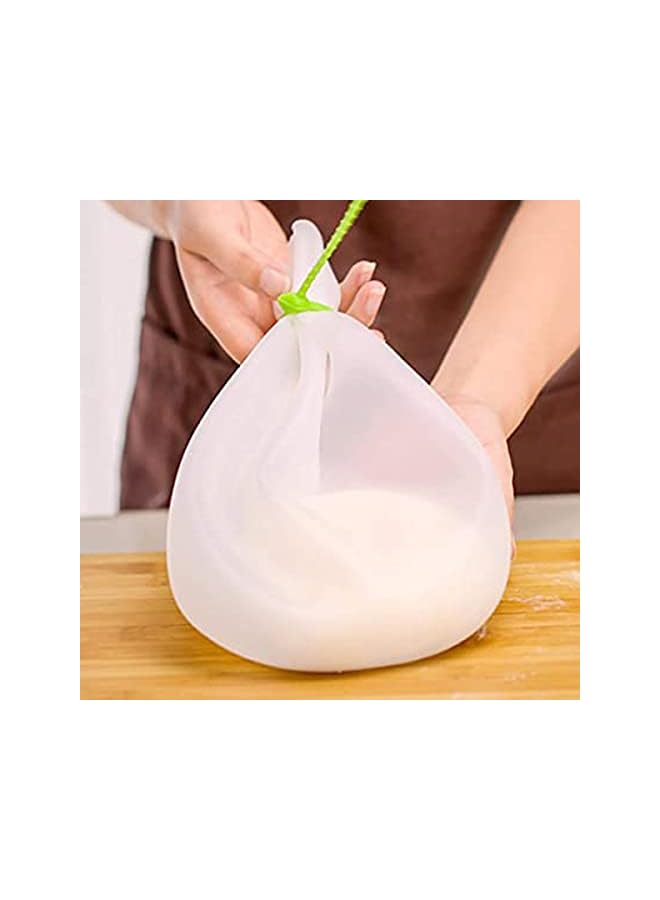 S-TOP Silicone Kneading Dough Bag for Kitchen Tool, Versatile Dough Mixer for Bread, Pastry, Pizza & Tortilla, Premium Silicone Bakeware, Multifunctional Food Storage Container Cooking Tool - Image 3