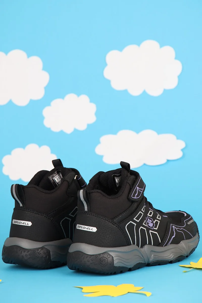 LUMBERJACK Raptor Waterproof Non-Slip Sole Velcro Kids Boots