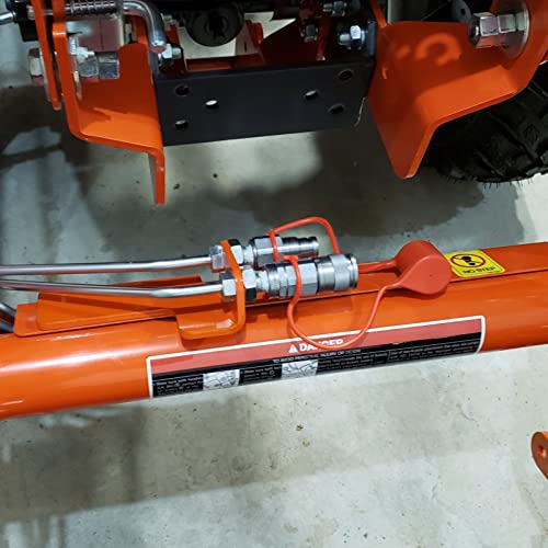 OKBA Skid Steer Bobcat Kubota Flat Face Hydraulic Quick Connect Couplers with 1/2" ISO 16028 Body + 1/2" SAE (3/4"-16 ORB) Thread - Image 5