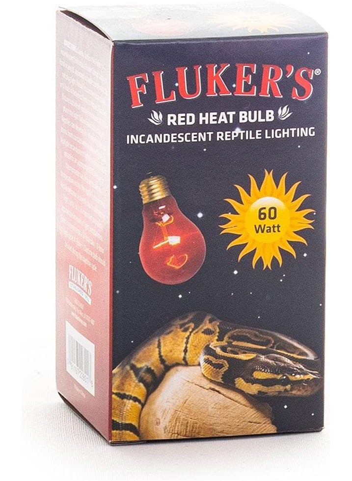 Fluker's Fluker's Red Heat Bulbs for Reptiles Size: 60 Watts - Image 2