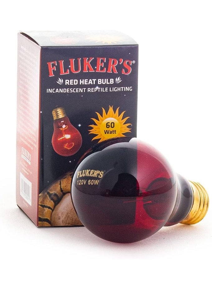 Fluker's Fluker's Red Heat Bulbs for Reptiles Size: 60 Watts - Image 1