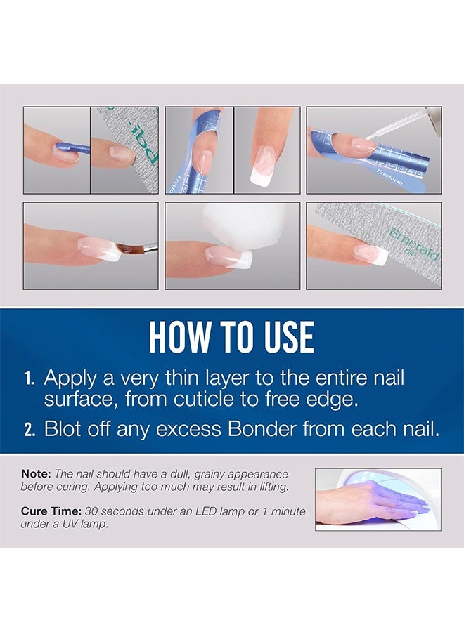 Ibd LED/UV Bonder Nail Gel 14 ml - Nail Primer for Gel Polish and Acrylic Nails, Nail Bonder for Long-Lasting Adhesion - Image 5