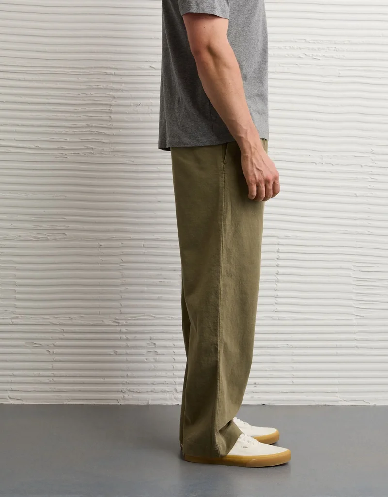 American Eagle AE Loose Pleated Trouser Pant