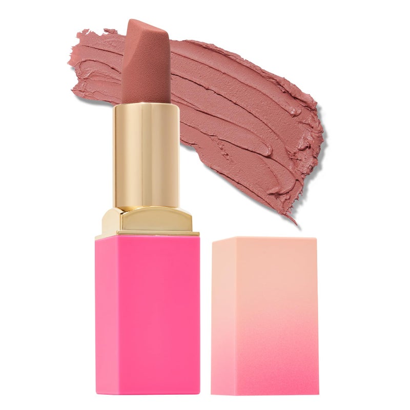 Juvia's Place The Nude Velvety Matte Lipstick 2020 - Nude Matte Lipstick, Long-lasting Matte Lipstick, Rich-Color Lip Makeup, Creamy Lipstick with Matte Finish, Beauty & Lip Products