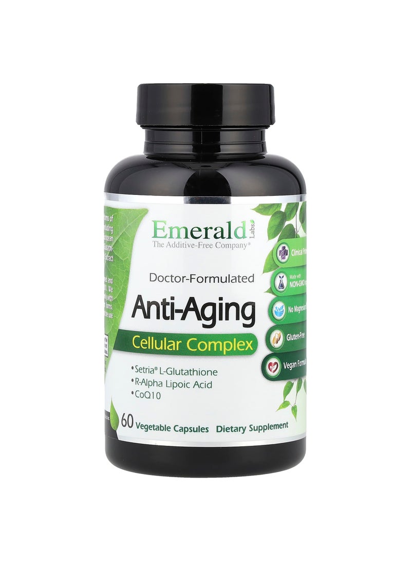 Emerald Laboratories Anti-Aging Cellular Complex, 60 Vegetable Capsules