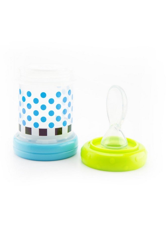 Sassy Baby Food Nurser - 4+ Months Set of 2- 4oz 100% Silicone Nipple and Spoon BPA-Free - Image 4