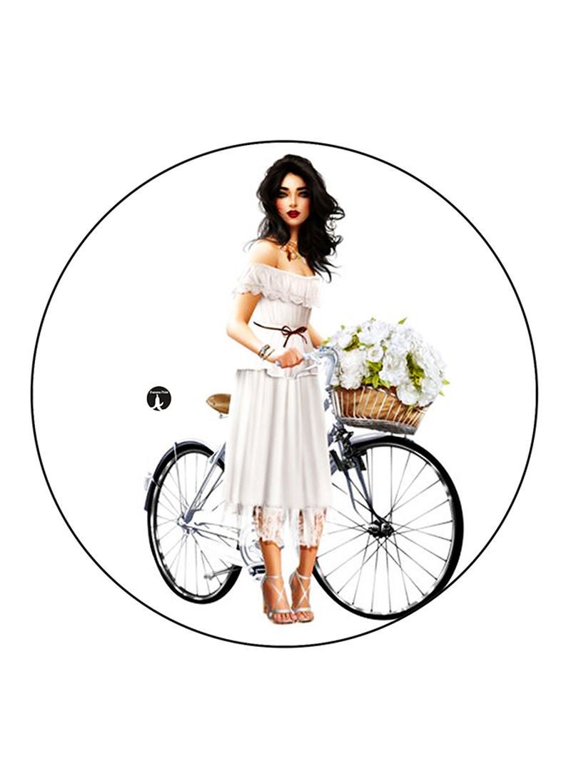 Woman Printed Mouse Pad  Multicolour