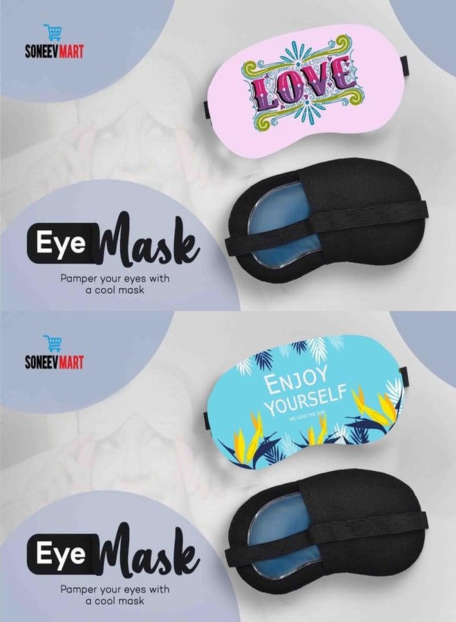 SONEEV MART Gel Eye Mask for Puffy Eyes & Headache Relief | Reusable Cooling Eye Pad for Dark Circles, Stress & Eye Fatigue | Cold Therapy for Spa-Like Relaxation [PACK OF 2] - Image 2