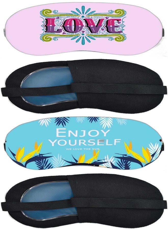 SONEEV MART Gel Eye Mask for Puffy Eyes & Headache Relief | Reusable Cooling Eye Pad for Dark Circles, Stress & Eye Fatigue | Cold Therapy for Spa-Like Relaxation [PACK OF 2] - Image 1