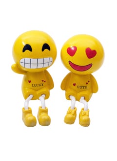 STORE 2508 Store2508 Polyresin Showpiece Figurine MB593 (Multicolour_12 Cm) Yellow.  - Image 1