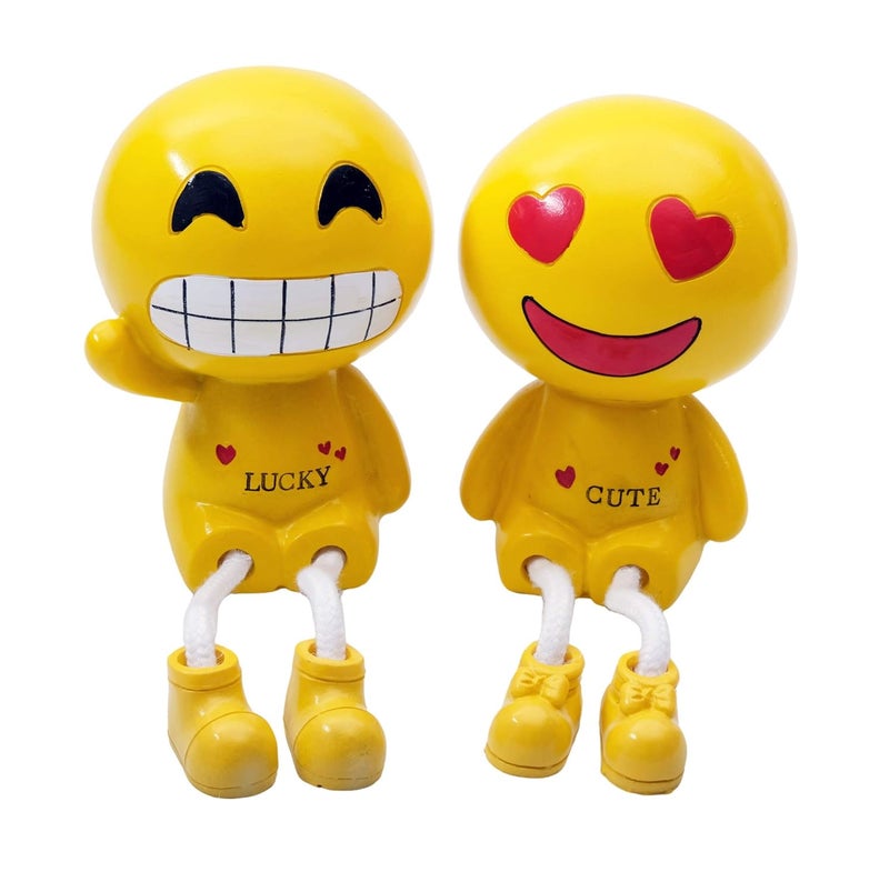 STORE 2508 Store2508 Polyresin Showpiece Figurine MB593 (Multicolour_12 Cm) Yellow. - Image 1