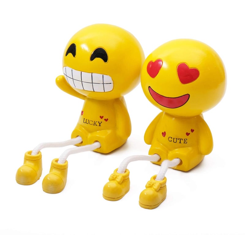 STORE 2508 Store2508 Polyresin Showpiece Figurine MB593 (Multicolour_12 Cm) Yellow. - Image 2
