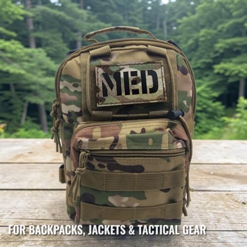Tactical Freaky MED Medic EMS Infrared IR Lasercut Patch (Multicam) - Image 2