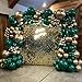 Eopelsm Green and Gold Balloon Arch Kit 144PCS Dark Emerald Green and Metallic Gold Latex Balloons Garland for Birthday Christmas Wedding Forest Theme Baby Shower Party Decorations - Image 3
