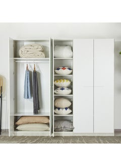 Fiesta 5-Door Wardrobe With Mirror 216 X 226.6 X 59.6 Cm