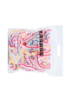 Thoraya 100PCS Disposable Bowl Covers Food Grade PE Stretchable Bowl Wrap Elastic Bowl Covers for Home  - Image 2