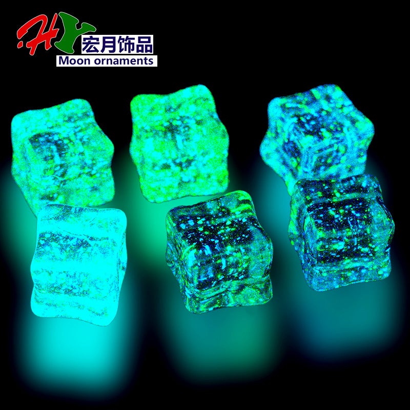 Starry Sky Glitter Luminous Ice Block Blind Bag Trembles Live Broadcast Room Net Red Products To Touch Color Square - Image 3