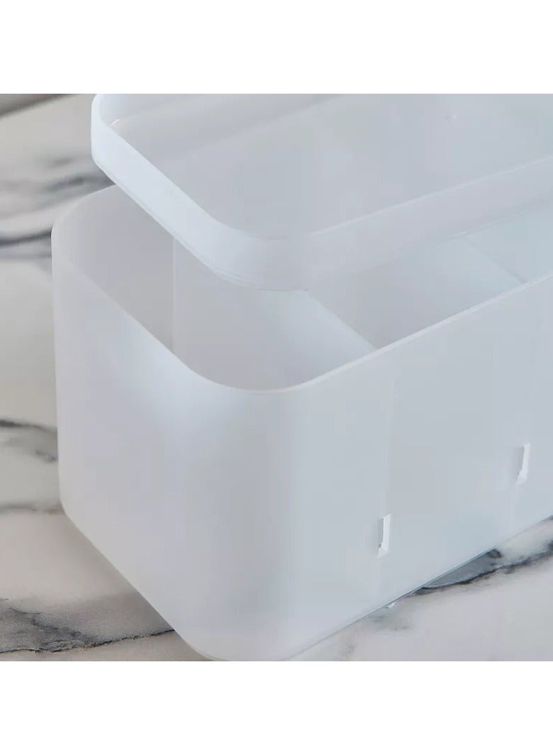 هوم بوكس صندوق تخزين قابل للتكديس من ماديسون مع فواصل قابلة للإزالة - 24.1 × 12 × 13 سم - Image 3