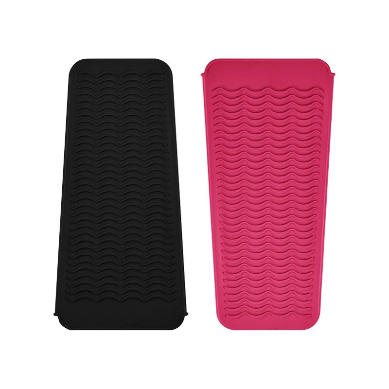 EIOKIT 2 Pack Silicone Heat Resistant Travel Pouch for Straighteners, Crimpers, Curling Wands, Flat Irons and Hot Hair Styling Tools - Image 1
