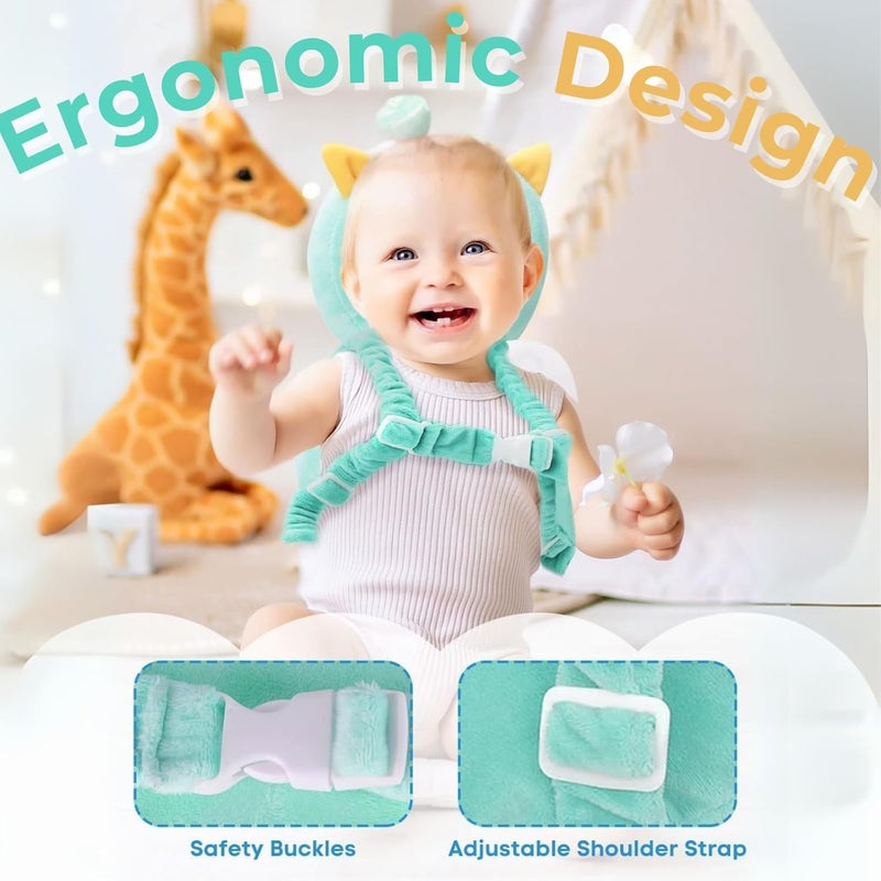 Maforts Baby Head Protector,Head Protection Back Pack for Sitting Crawling Walking,Adjustable Toddlers Safety Pad Cushion - Image 3