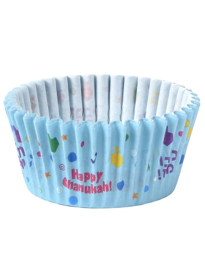 Izzy 'n' Dizzy Hanukkah Cupcake Liners 50 Pack Chanukah Themed Party Supplies Paper - Image 3