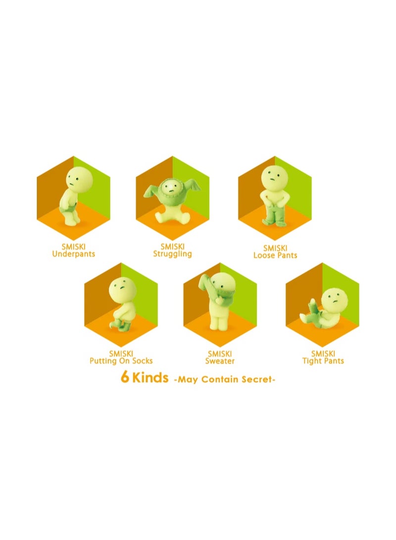 Smiski [1pc - High Quality] Smiski Dressing Series Glow-in-the-Dark Creature (Blind Box Edition) - Image 2