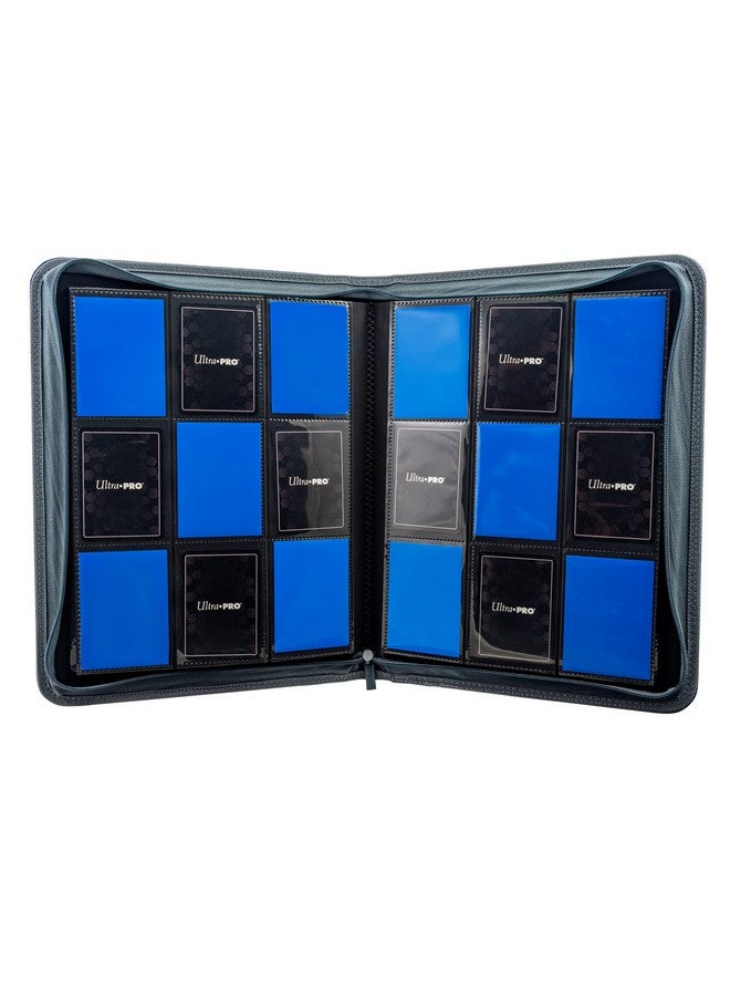 Ultra Pro ULP15935 9 Pocket Deluxe Vivid Blue Pro-Binder - Image 4