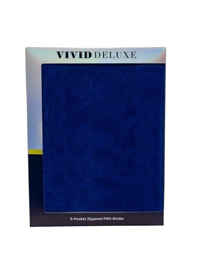Ultra Pro ULP15935 9 Pocket Deluxe Vivid Blue Pro-Binder - Image 1