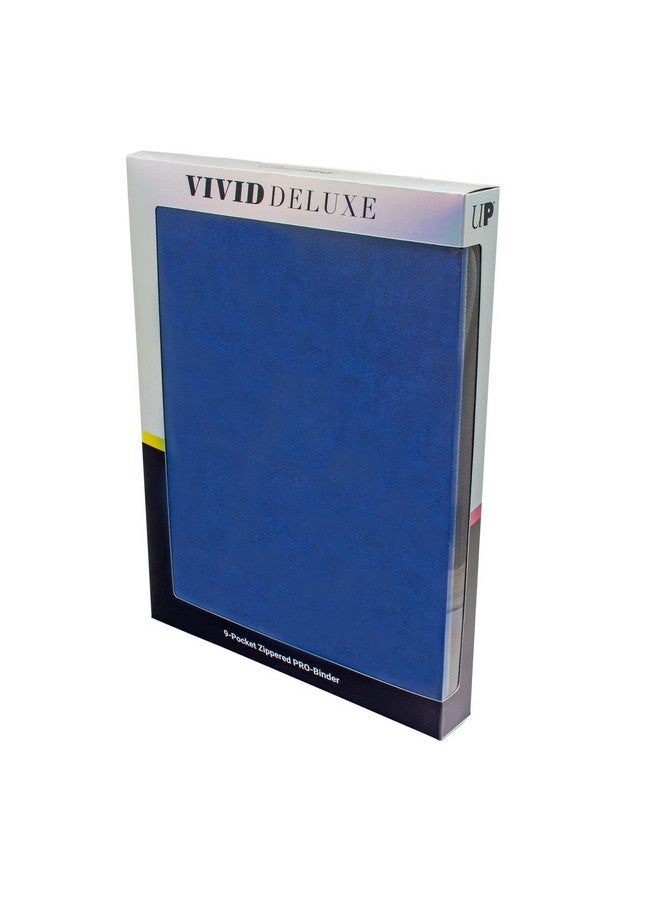 Ultra Pro ULP15935 9 Pocket Deluxe Vivid Blue Pro-Binder - Image 2