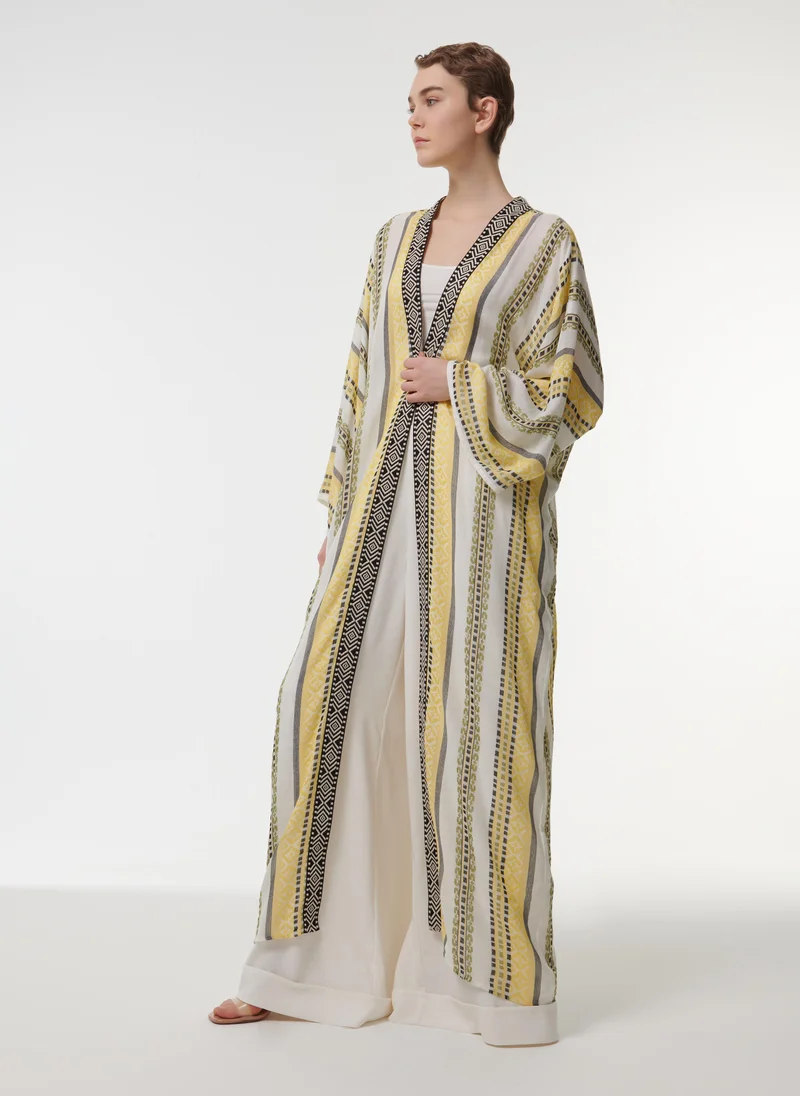 ليم عباية جاكار هندسية