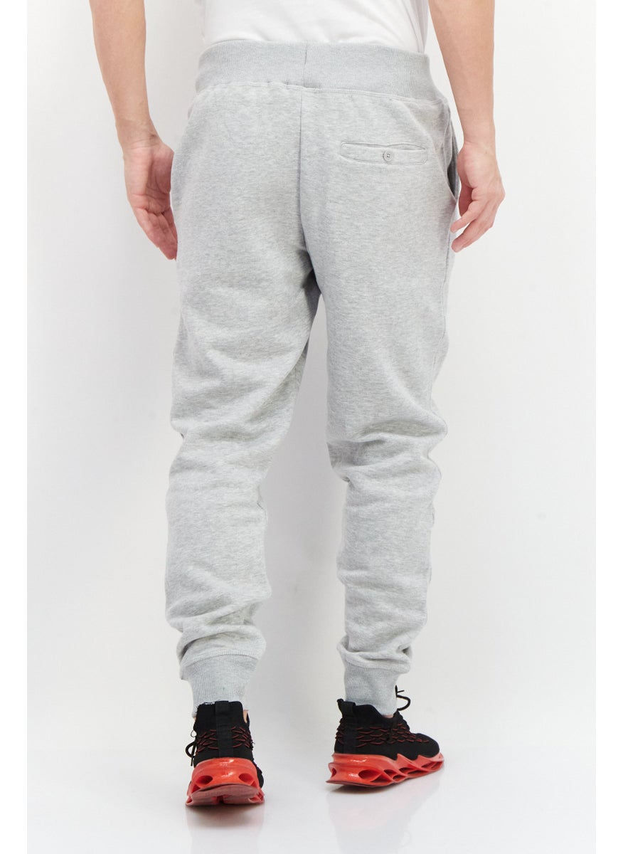 Men Brand Logo Drawstring Sweatpants, Light Grey Heather - pzsku/Z6CDE2950E94DA05796EEZ/45/_/1726109353/beff2d81-5190-46b2-9311-64e1107eade0