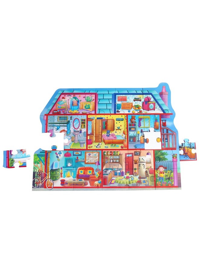 Creative's Creative’s in The House 2 in 1 | Language Development Puzzles | Learning Different Room Puzzles | Memory Matching Games| Puzzles for Boys & Girls | Ages 4 & Up  - Image 2