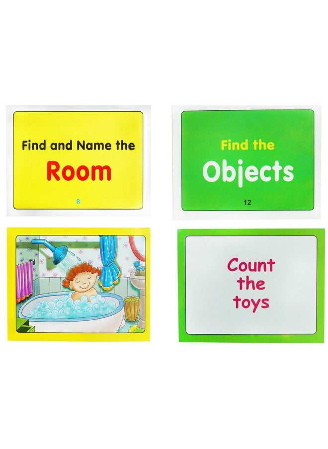 Creative's Creative’s in The House 2 in 1 | Language Development Puzzles | Learning Different Room Puzzles | Memory Matching Games| Puzzles for Boys & Girls | Ages 4 & Up  - Image 3