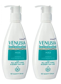 VENUSIA Dr Reddy's Max Intensive Moisturizing Lotion for Everyday Use, 300g (Pack of 2)