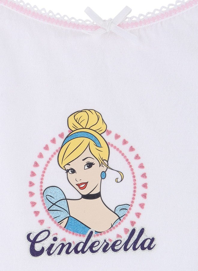 BODYCARE Kids Girls Vest White Colored | 100% Cotton| Skin Friendly | Lightweight | Sleeveless Design | Pack of 3 Print - Image 3