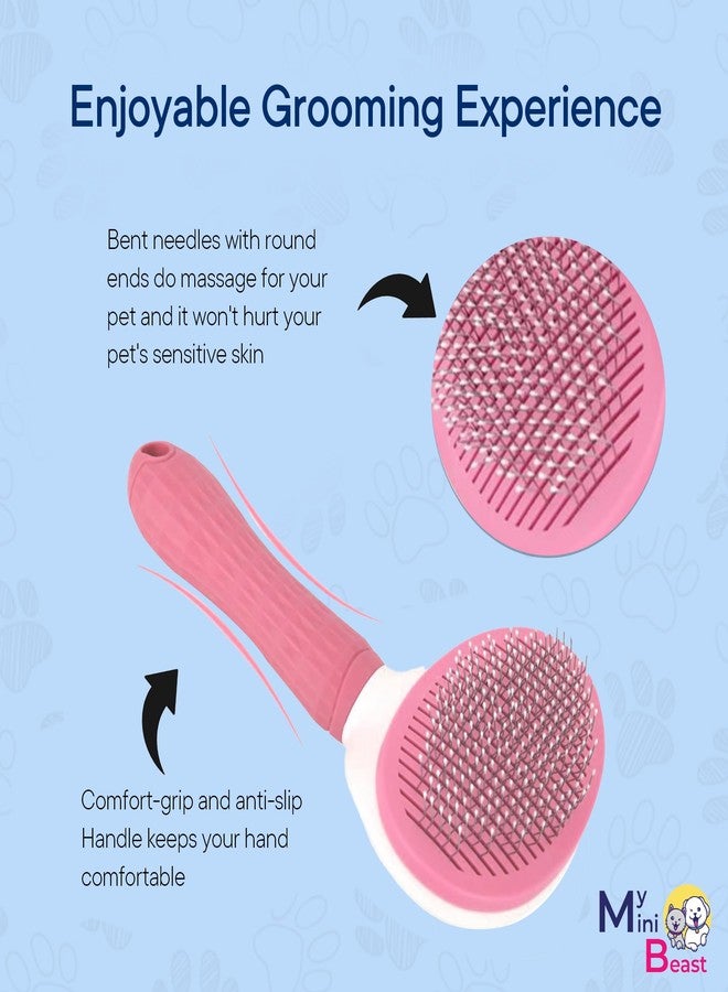 My mini beast Dog and cat slicker or Comb Pink - Image 4
