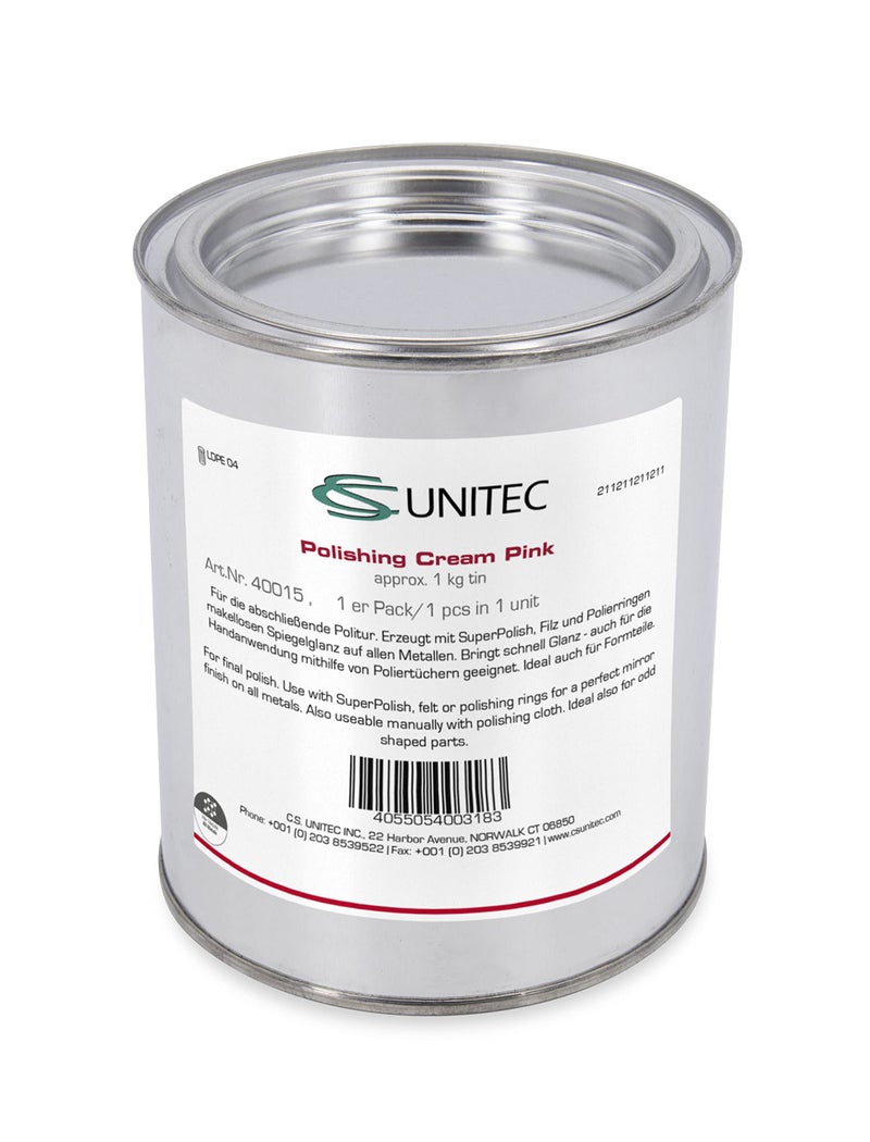 CS Unitec 40015T PTX Pink Polishing Cream Can 22lbs Metal Buffer Polisher Machine Accessory for Grinder Tool - Image 2