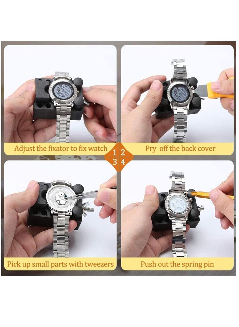 Y&D 149 in 1 Precision Screwdriver Set DIY Repair Tools Kit to Watches Glasses and Other Electronics Watch Strap Link Removal Tool Professional Spring Bar  - Image 2