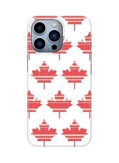 Stylizedd Case for Apple iPhone 14 Pro Slim Snap Classic Series Mobile Cover Hard PC Shield Matte Finish Print - Maple Mitten 