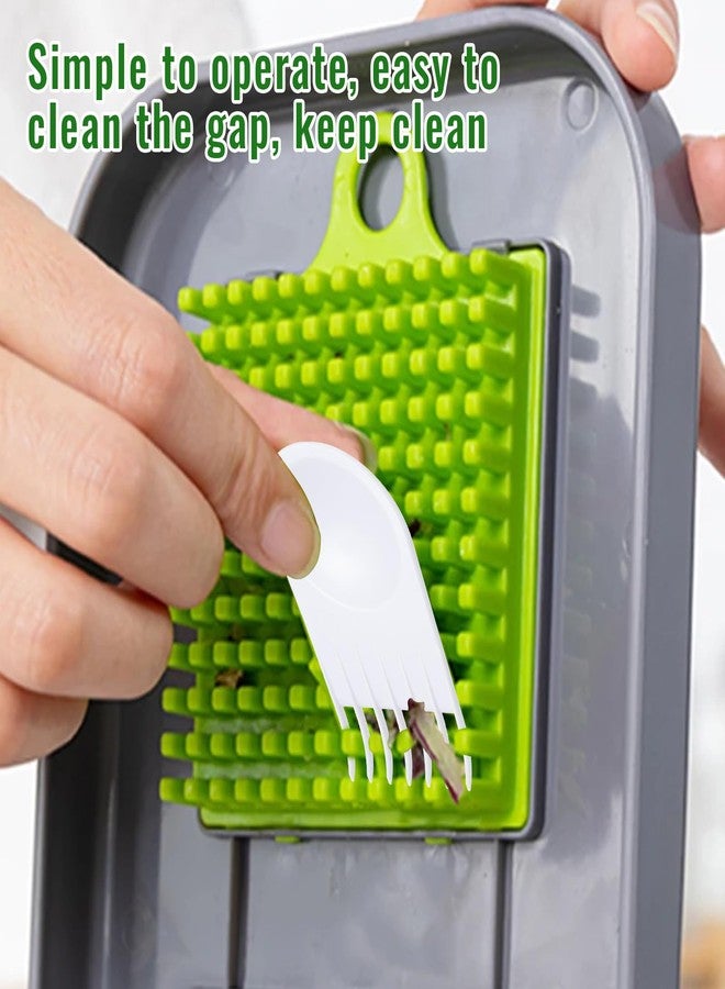 Yuanchu 4pcs Vegetable Chopper Cleaning Tools Fork, Onion Chopper Tool, Salad Chopper Tool Vegetable Chopper Cleaner Comb for Most Chop Wizard Vegetable Chopper - Image 2