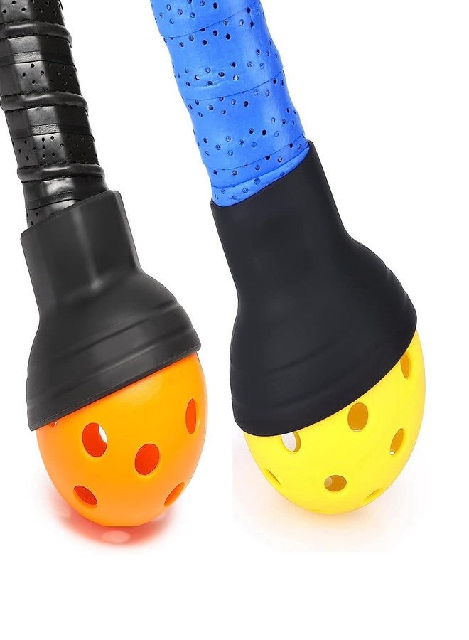 Aolowewin 2-Pack Pickleball Balls Pickers, Pickle Balls Retrievers, Suitable for All Standard Pickleball Paddles Handle Grip (No Any Ball Included) - Image 1